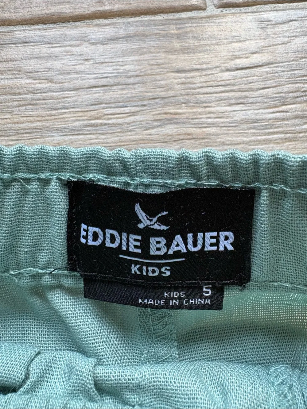 Eddie Bauer Kids Casual Drawstring Shorts - Sage Green